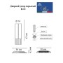 Дверной упор скрытый PORTUNO Артикул D.12.03 Чёрный 