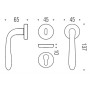 Дверная ручка на розетке Robot CD.41.CM Colombo