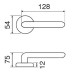 Дверная ручка на розетке Lady-W 148/231C W.F04 Fimet