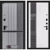 Входная дверь SKYLAB с Зеркалом 32 тонированным - Белый рельеф софт