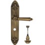 Дверная ручка на планке Castello PL90 WC-4 Venezia