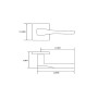 Ручка ADDEN BAU CLIFF S-520 BLACK цвет черный матовый