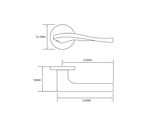 Ручка ADDEN BAU LYRE S-489 GRAPHITE (цвет ГРАФИТ)