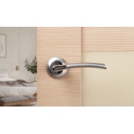Ручка ADDEN BAU SLIM A128 CHROME цвет матовый хром / хром блестящий