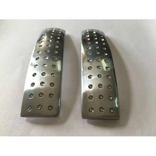 Ручка со сменными накладками ADDEN BAU TWIN A127-02 CHROME цвет матовый хром / хром блестящий