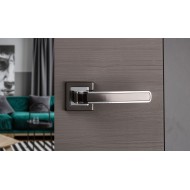 Ручка ADDEN BAU. PIEZA Q360 BLACK NICKEL / CHROME цвет черный никель / хром блестящий