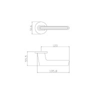 Ручка ADDEN BAU RIVER S-486 GRAPHITE цвет графит