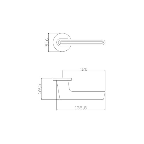 Ручка ADDEN BAU RIVER S-486 GRAPHITE цвет графит