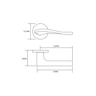 Ручка ADDEN BAU LYRE S-489 NICKEL цвет никель