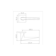 Ручка ADDEN BAU SOLAR S-535 NICKEL цвет никель