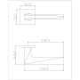 Ручка ADDEN BAU SOLAR S-535 BLACK цвет черный матовый