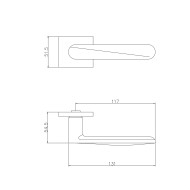 Ручка ADDEN BAU LEDO S-522 BLACK цвет черный матовый