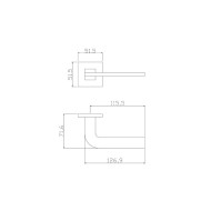 Ручка ADDEN BAU URSA S-552 NICKEL цвет никель