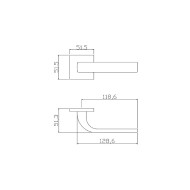 Ручка ADDEN BAU COMET S-546 NICKEL цвет никель