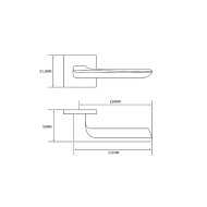 Ручка ADDEN BAU GRACE S-549 NICKEL цвет никель