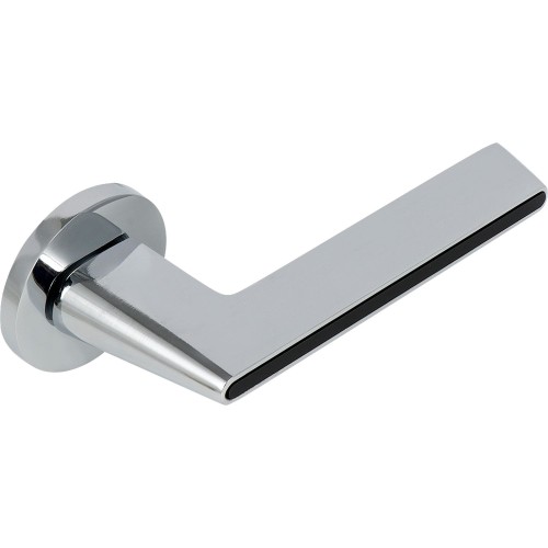 Ручка ADDEN BAU RIVER S-486 CHROME / BLACK цвет хром блестящий / чёрная вставка