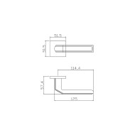 Ручка ADDEN BAU VEIN S-537 BLACK цвет черный матовый