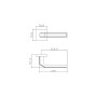 Ручка ADDEN BAU VEIN S-537 BLACK цвет черный матовый