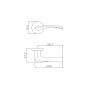 Ручка ADDEN BAU WAVE S-488 GRAPHITE цвет графит