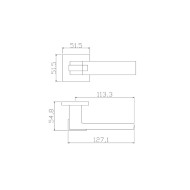 Ручка ADDEN BAU GRACE S-549 BLACK цвет черный