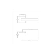 Ручка ADDEN BAU SPACER S-524 BLACK цвет черный матовый