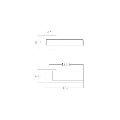 Ручка ADDEN BAU SPACER S-524 BLACK цвет черный матовый