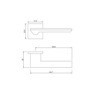 Ручка ADDEN BAU GROUND Q506 BLACK цвет черный матовый