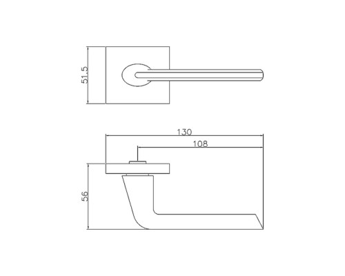 Ручка ADDEN BAU DOVE S-584 GRAPHITE (цвет ГРАФИТ)