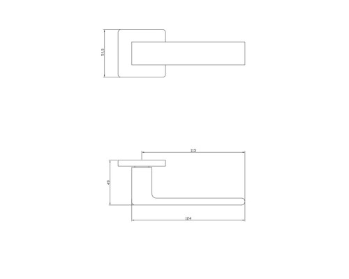 Ручка ADDEN BAU GRANE S-560 GRAPHITE (цвет ГРАФИТ)