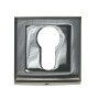 Декоративная накладка Bussare B0-30 под евроцилиндр S.CHROME Хром матовый (Буссаре)