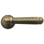 Дверная ручка Bussare CASTELO A-74-20 на круглой розетке ANT.BRASS Античная латунь