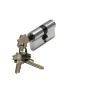 Цилиндровый механизм Bussare CYL 3-60 CHROME хром ключ-ключ (Буссаре)