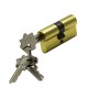Цилиндровый механизм Bussare CYL 3-60 GOLD золото ключ-ключ (Буссаре)