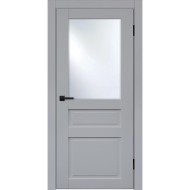 Дверь межкомнатная Golden Замок Классик 3 ДО серый 600х2000 мм