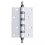 Петля универсальная Adden Bau 100X70X2.5 4W WHITE / CHROME Белая / хром (Адден Бау)