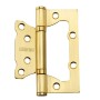 Петля универсальная Adden Bau без врезки 100X75X2.5 BUT SATIN GOLD Матовое золото (Адден Бау)