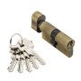 Цилиндровый механизм Adden Bau CYL 5-60 KNOB BRONZE Бронза; ключ-вертушка (Адден Бау)