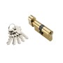 Цилиндровый механизм Adden Bau CYL 5-60 KNOB GOLD Золото; ключ-вертушка (Адден Бау)