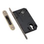 Замок-защелка врезная ADDEN BAU KEY MAG 5085 BRONZE под цилиндр магнитная, Бронза (Адден Бау)