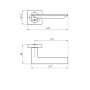 Ручка раздельная Ajax K.JK51.ULTRA (ULTRA JK) BL-24 черный