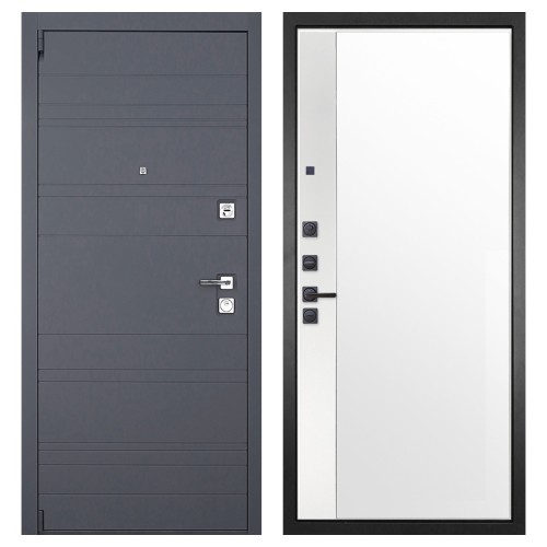 Гранит С51, панель 075 зеркало макси бок белое 16 мм