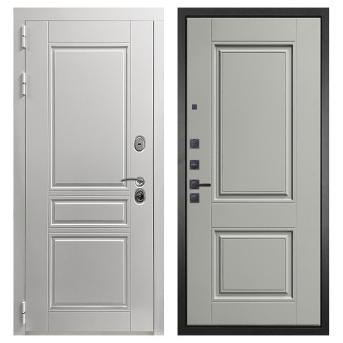 Гранит Лира Белая, панель 068 Две филенки силк маус 12 мм