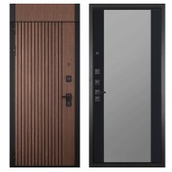 Гранит Шторм с фрамугой, панель 074 зеркало фацет тонированное 16 мм