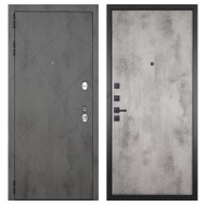 Гранит Дуэт, панель 044 Бетон светлый 12 мм