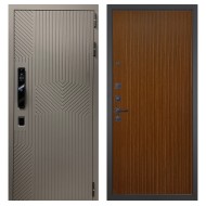 Гранит Смарт Нанорельеф, панель 087 Дуб кантри темный с фрезеровкой 10 мм