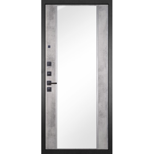 Гранит Вайт, панель 051 зеркало Бетон светлый 16 мм