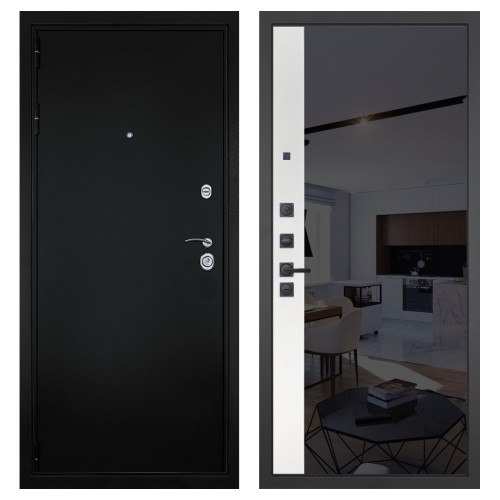 Гранит Ультра 8, панель 091 зеркало макси бок тонированное черное 10 мм