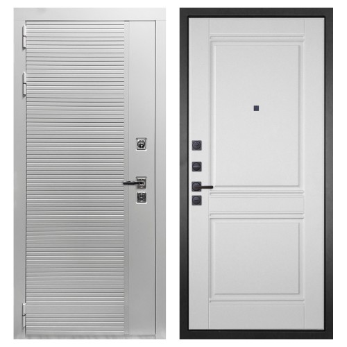 Гранит Пиано Белая, панель 063 Роял Вуд белая со структурой 12 мм