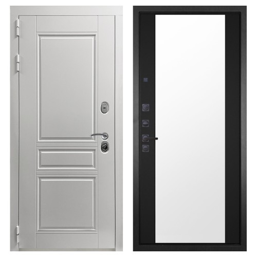 Гранит Лира Белая, панель 071 зеркало Фацет 16 мм