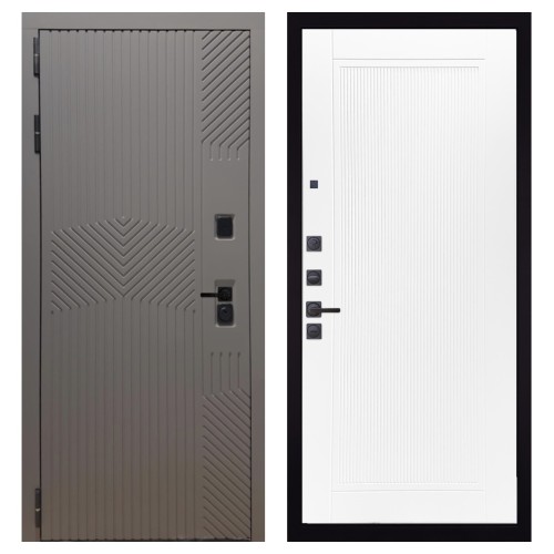 Гранит Нанорельеф, панель 082 Белый софт рельеф 10 мм